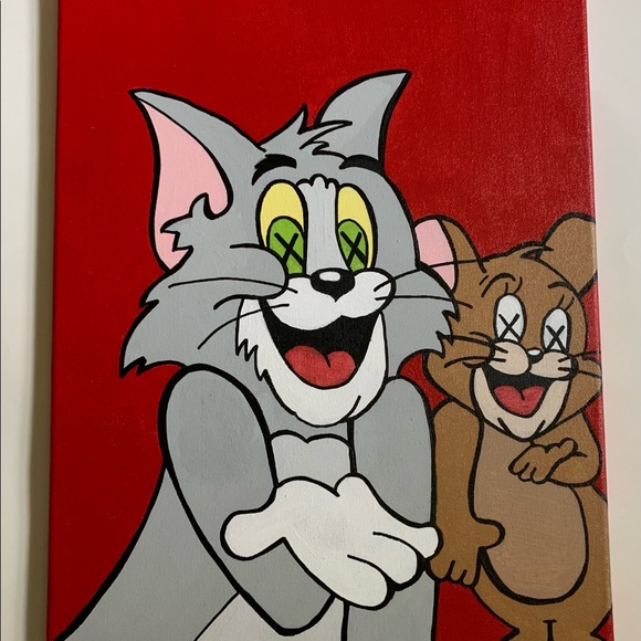 Art Tom And Jerry Painting Poshmark